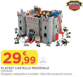 Docks Cash&Carry Invincible Heroes Playset Castello Medievale offerta