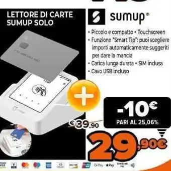 Expert sumup Lettore Di Carte Sumup Solo offerta