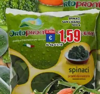 Vivo Supermercati Ortopronto Spinaci San Lidano 500 g offerta