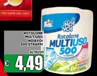 Vivo Supermercati Noi&Voi Rotolone Multiuso 500 strappi offerta