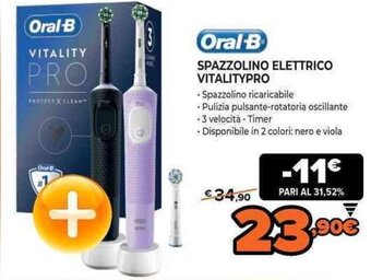 Expert Oral-B Spazzolino Elettrico Vitalitypro offerta