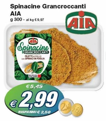Prix Quality Aia Spinacine Grancroccanti 300 g offerta