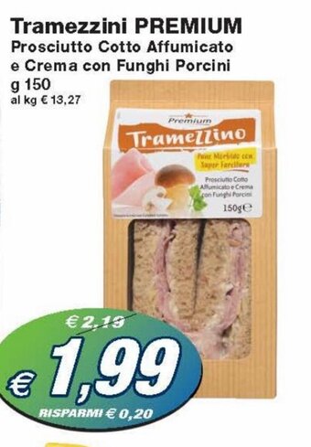Prix Quality Premium Tramezzini 150 g offerta