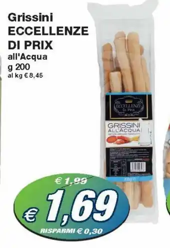 Prix Quality Eccellenze di Prix Grissini 200 g offerta