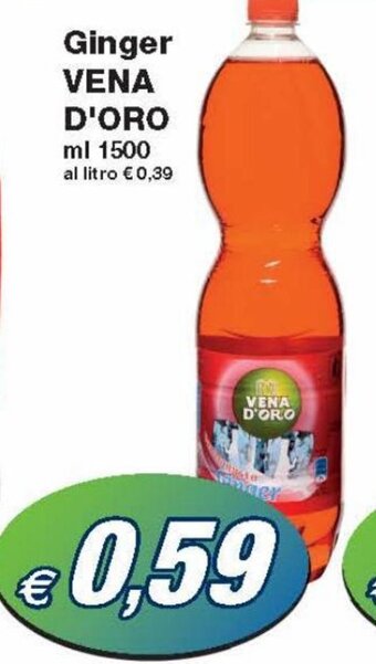 Prix Quality Vena d'Oro Ginger 1500 ml offerta