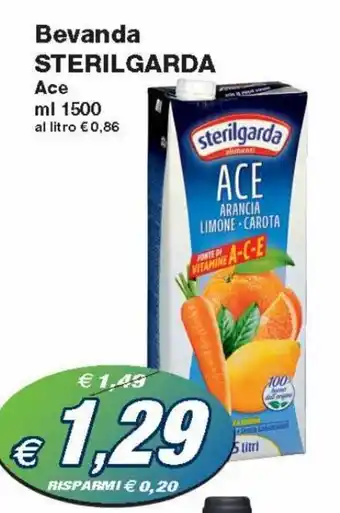 Prix Quality Sterilgarda Bevanda 1500 ml offerta