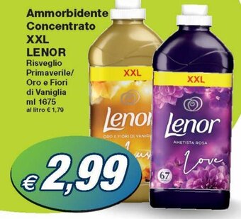 Prix Quality Lenor Ammorbidente Concentrato XXL 1675 ml offerta