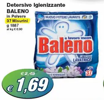 Prix Quality Baleno Detersivo Igienizzante 37 Misurini 1887 g offerta