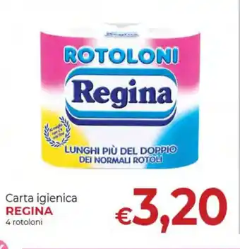 Supermercati Nonna Isa Regina Carta Igienica 4 Rotoloni offerta