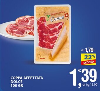 Qui Discount Coppa Affettata Dolce 100 gr offerta