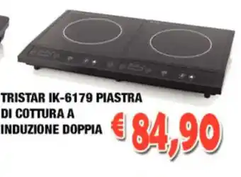 Cossuto Tristar 1k-6179 Piastra di Cottura a Induzione Doppia offerta