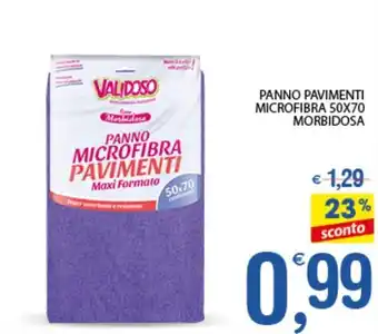 Qui Discount Morbidosa Panno Pavimenti Microfibra 50x70 offerta