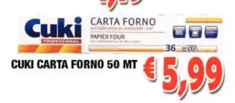 Cuki Carta Forno 50 mt