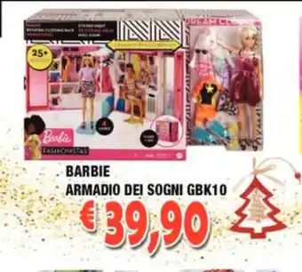Cossuto Barbie Armadio Dei Sogni GBK10 offerta