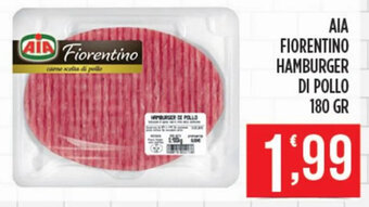 Euroesse Aia Fiorentino Hamburger di Pollo 180 gr offerta