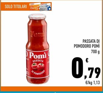Conad Passata di pomodoro pomì offerta