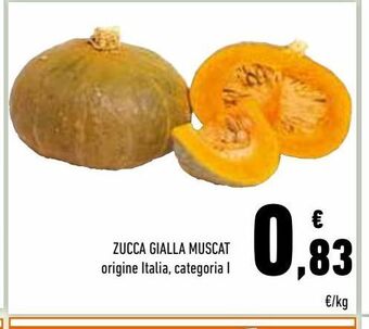 Conad Zucca gialla muscat offerta