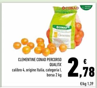 Conad Clementine conad percorso qualità offerta