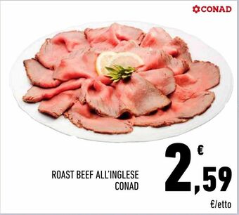 Conad Roast beef all'inglese conad offerta