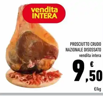 Conad Prosciutto crudo nazionale disossato offerta