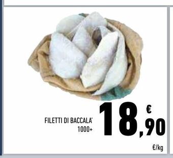 Conad Filetti di baccalà 1000+ offerta