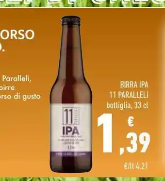 Conad Birra  11 paralleli offerta