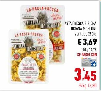 Conad Pasta fresca ripiena luciana mosconi offerta