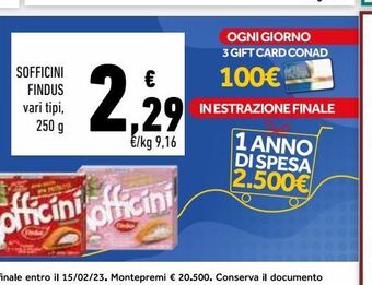 Conad Sofficini findus offerta