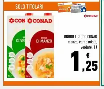 Conad Brodo liquido conad offerta