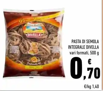 Conad Pasta di semola integrale divella offerta