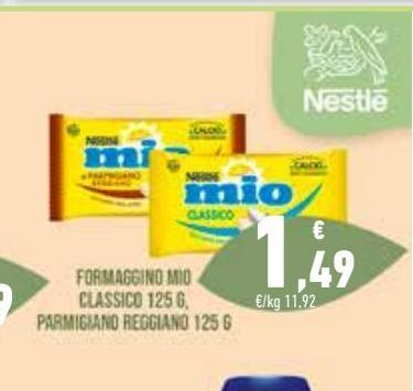 Formaggino mio classico/parmigiano reggiano offerta di Conad