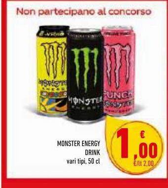Conad Monster energy drink offerta