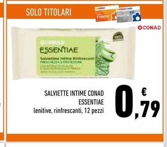 Conad Salviette intime conad essentiae offerta