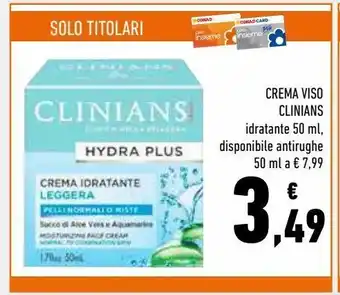 Conad Crema viso clinians offerta