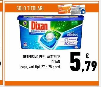 Conad Detersivo per lavatrice dixan offerta