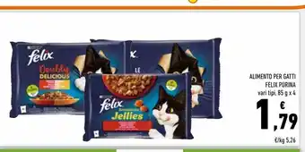 Conad Alimento per gatti felix purina offerta