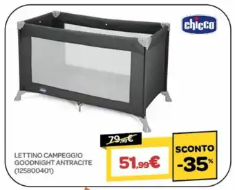 Bimbo Store Lettino pieghevole chicco offerta