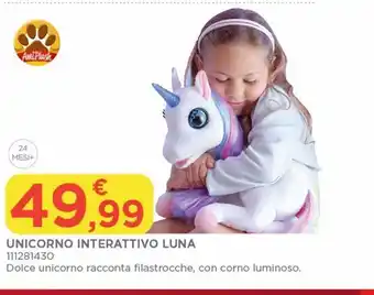 Unicorno interattivo luna