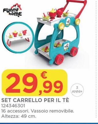 Set carrello per il tè