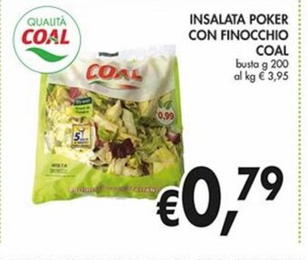 Supermercato Coal Insalata poker con finocchio coal offerta