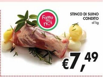 Supermercato Coal Stinco di suino condito offerta