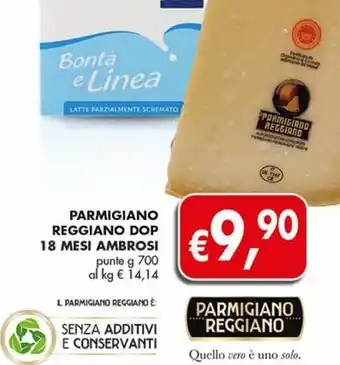 Parmigiano reggiano 18 mesi ambrosi