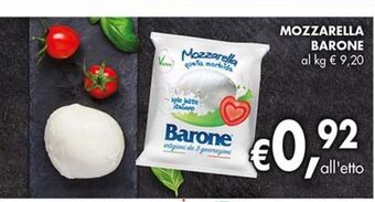 Supermercato Coal Mozzarella barone offerta