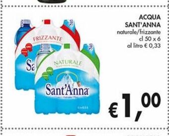 Supermercato Coal Acqua sant'anna offerta