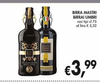 Supermercato Coal Birra mastri birrai umbri offerta
