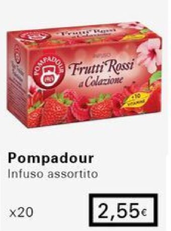 Iper Tosano Pompadour Infuso assortito x20 offerta