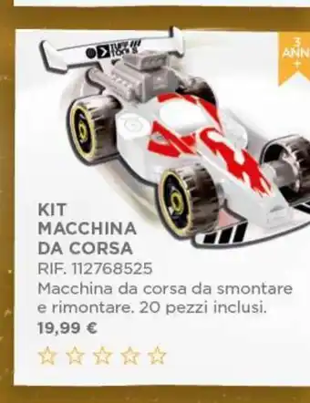 Kit macchina da corsa