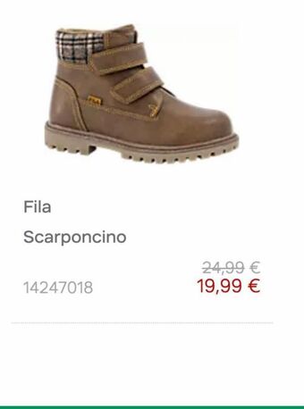 Deichmann Scarponcino fila offerta