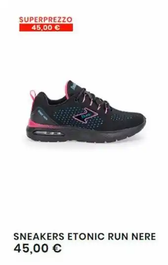 Pittarello Sneakers etonic run nere offerta