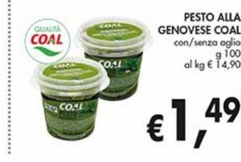 Coal City Pesto alla genovese coal offerta